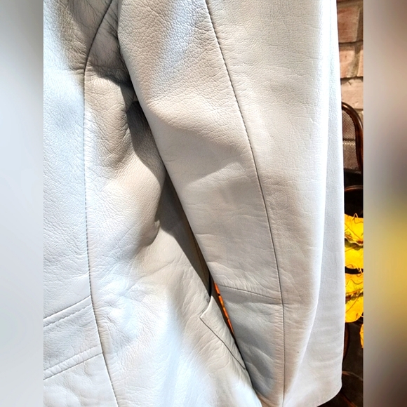 The Limited leather blazer, sz 6 - Picture 8 of 10